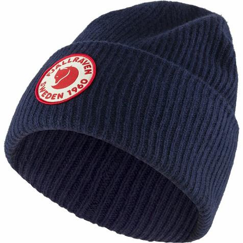 Fjallraven 1960 Logo Téli Sapka Akció - Sötétkék Kiegészítők Sötétkék BQW690375